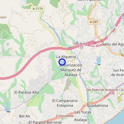 Map Benahavis-Marbella-Spain