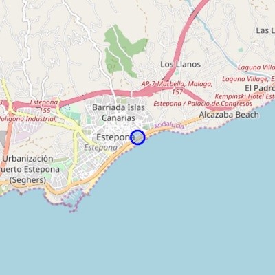 Map Estepona-Marbella-Spain