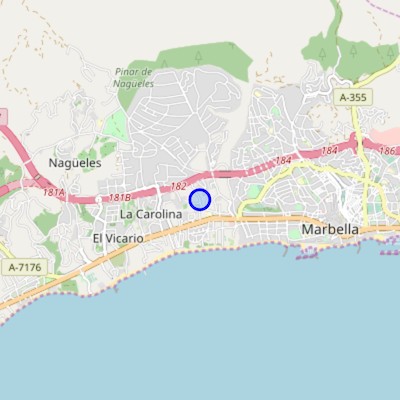 Map Marbella Center-Marbella-Spain