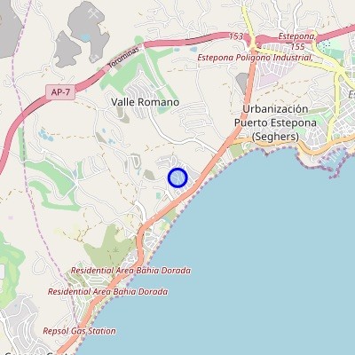 Map Estepona-Marbella-Spain